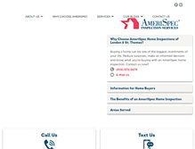 Tablet Screenshot of homeinspection-london.com